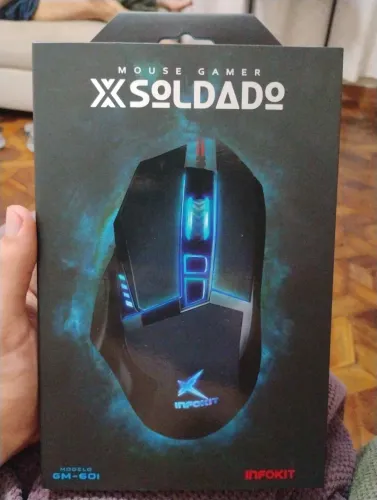 Mouse Gamer XSoldado Infinito Dpi Ajustável