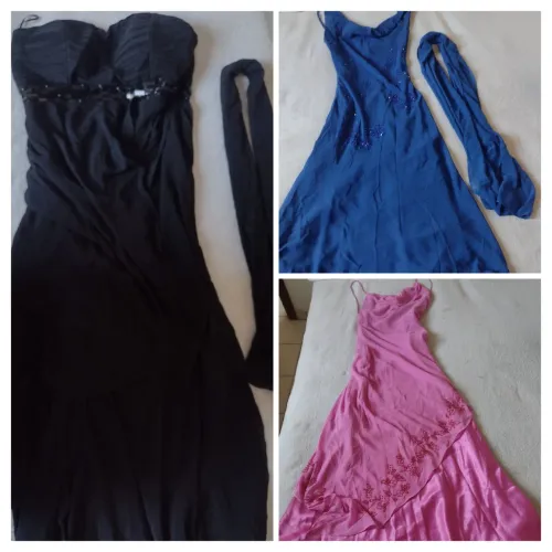 Vendo três lindos vestidos de festa tamanho P/M