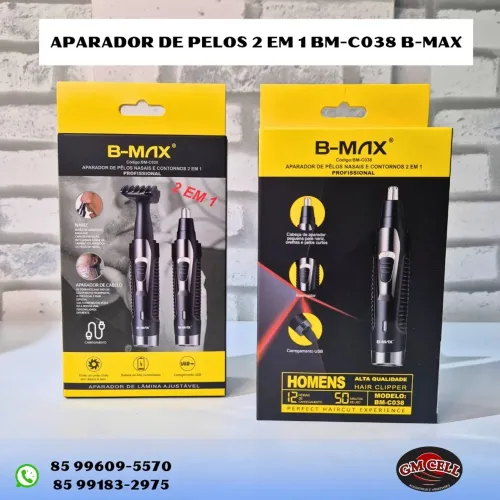 Aparador de Pelos 2 em 1 B-MAX BM-C038