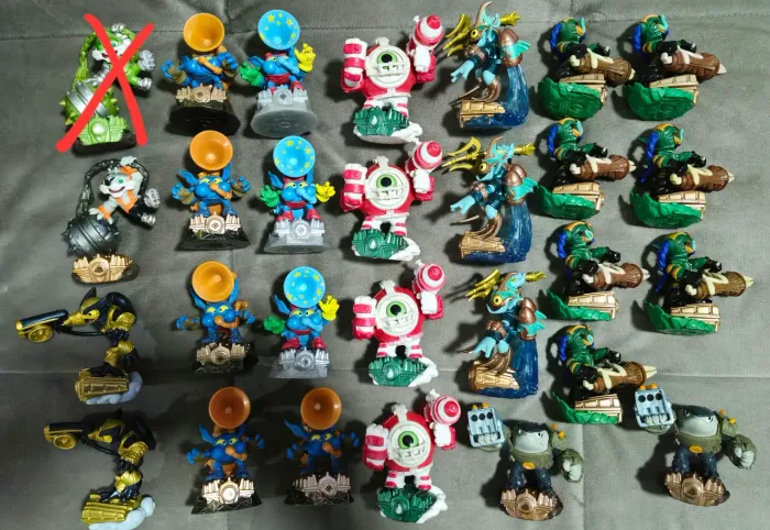 Pilotos skylanders superchargers diversos