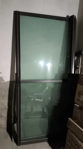 Porta de duas partes abre fecha deslizante 2 x 2.20