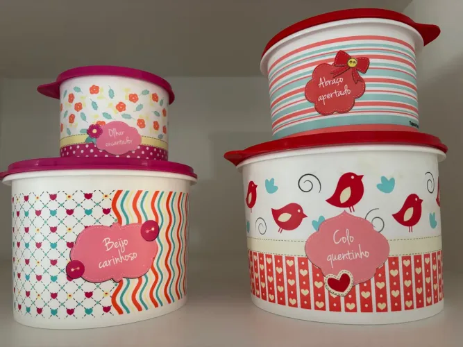 Kit tupperware scrapbook 