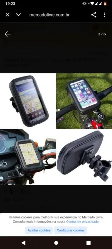 Suporte Capa Proteção Celular para Motocicleta ou Bike Bicicleta 