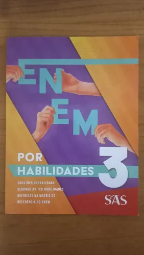 Apostila ENEM Por Habilidades SAS +400 QUESTÕES com GABARITO