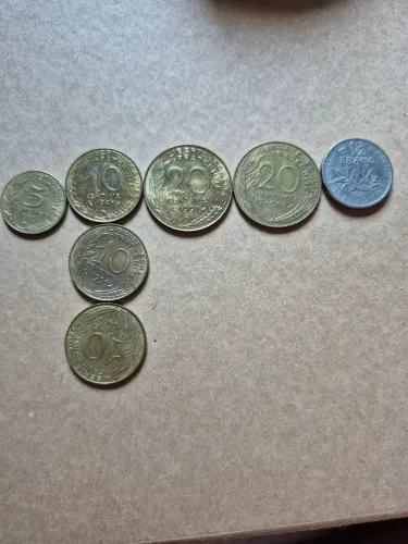 Moedas antigas França 