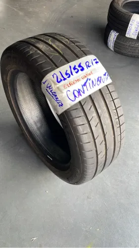 Pneu Continental 215/55 R17 meia vida 