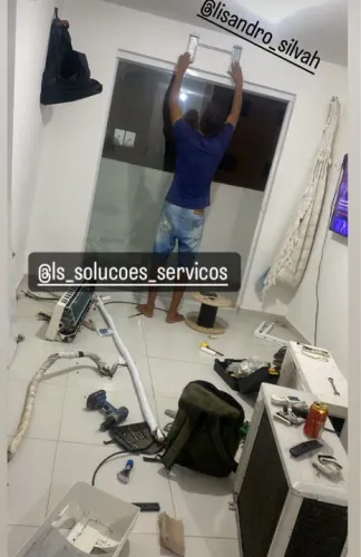 Instalação de ar condicionado