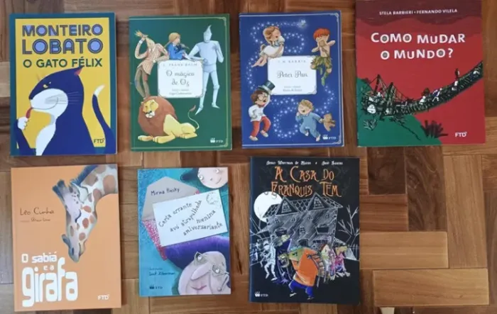 Livros paradidáticos - diversas editoras (FTD, Maralto, Panda, Melhoramentos etc)
