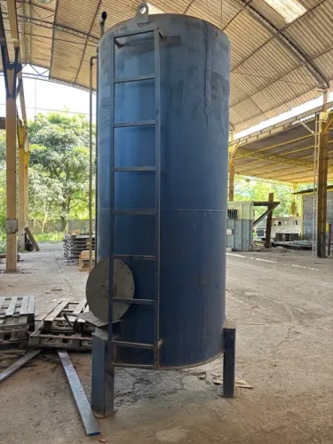 Tanque de aço para combustível 5000 L reservatório cilíndrico para combustível