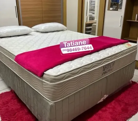 Cama Queen molas ensacadas super confortável 