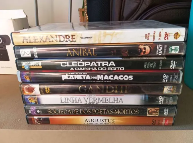 Kit DVDs de filmes clássicos e documentários 