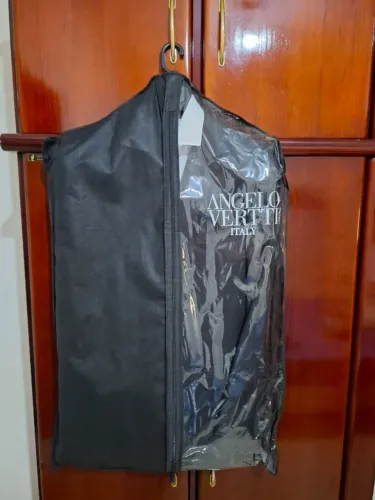 Terno Preto Feito sob medida da Angelo Vertti Italy - Usado apenas 2 vezes