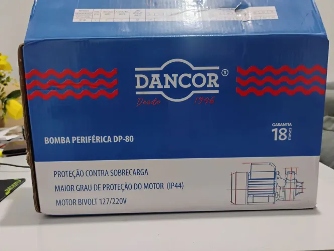 Bomba Periférica 1 CV DP 80 DANCOR NOVA LACRADO com garantia até 16/05/2026