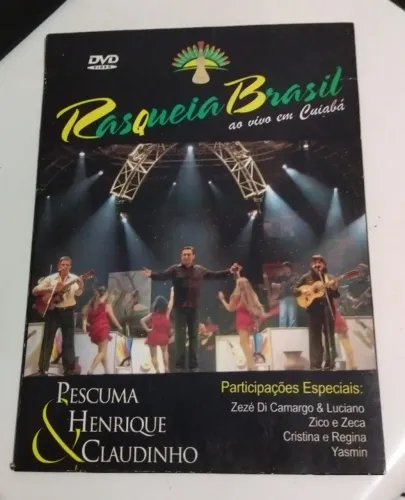 Dvd Pescuma Henrique E Claudinho - Rasqueia Brasil