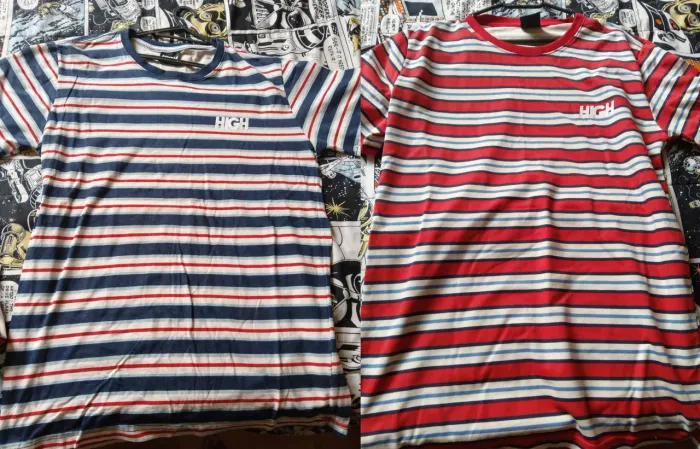 camisetas high listradas