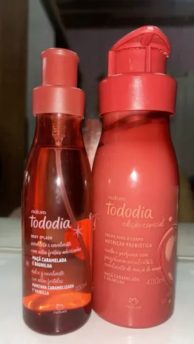 Kit Tododia Maçã Caramelada e Baunilha Natura