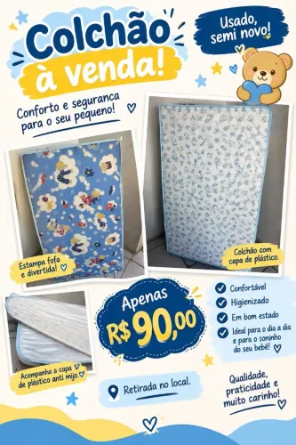 Colchão infantil