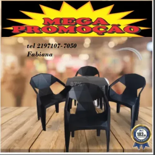 Mesa com poltronas 3D