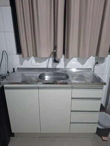 Balcão 100% MDF + pia de cozinha