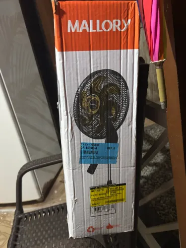 Ventilador com Controle Mallory 40cm Chronos Dourado 220V Novo - lacrado (nunca usado)