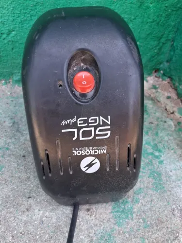 Estabilizador Microsol SOL NG3 Plus 300VA - Usado (Funcionando Perfeitamente)<br>