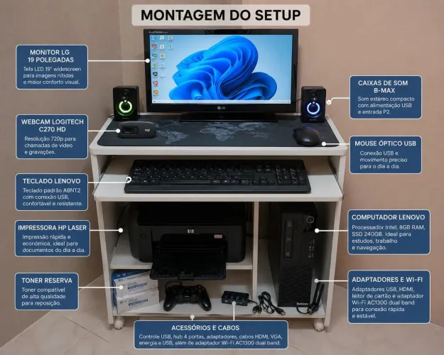 Computador completo