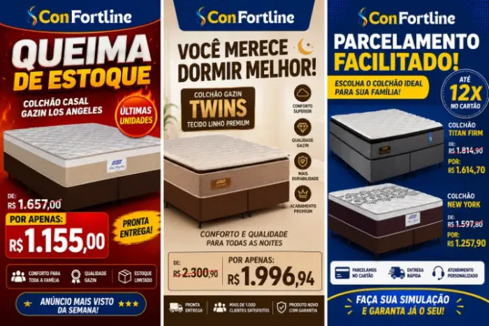 COLCHÃO GAZIN CASAL