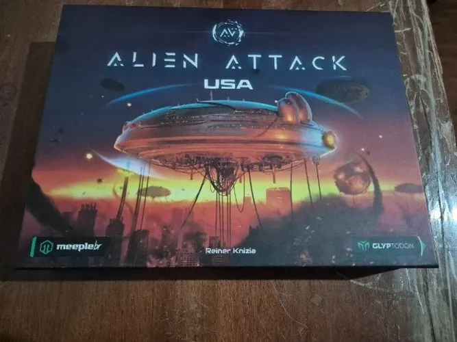Alien Attack USA Boardgame - Jogo de tabuleiro