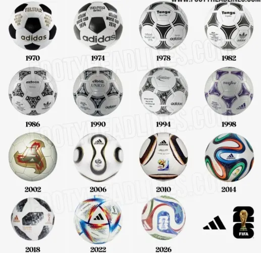 Bolas Adidas FIFA Copas do Mundo originais.