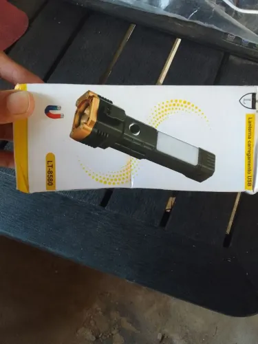 Lanterna Usb Recarregável 4 em 1 - Frete Grátis