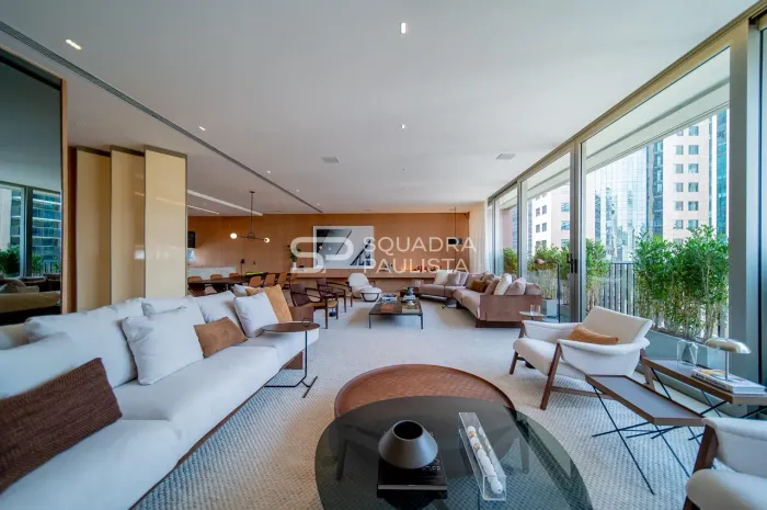 Apartamento mobiliado e decorado no Casa Brasileira Itaim Bibi luxo e exclusividade no co