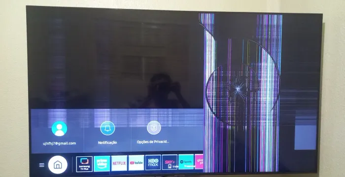 Display Samsung UN55AU7700G