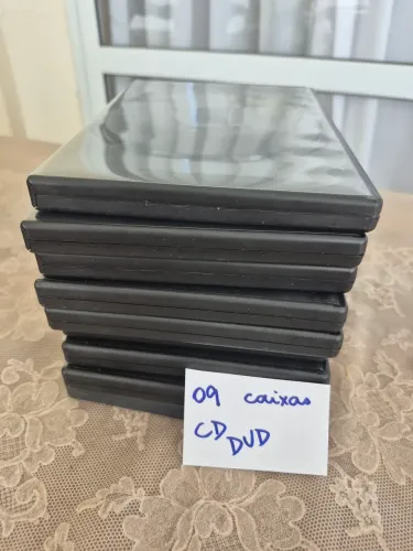  CD, DVD, VIDEO CASSETE(embalagens e mídias)