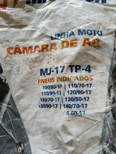 Câmara de ar aro 17 para motocicletas