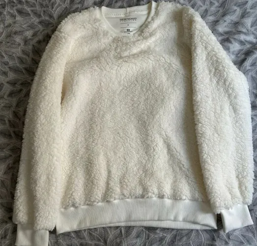 Moletom Sherpa Off White - Hermoso