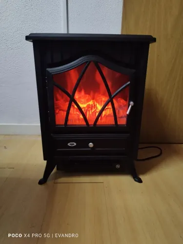 Aquecedor elétrico efeito 3d