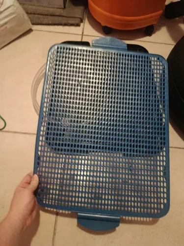 Sanitário higiênico para cachorro com dreno lavável