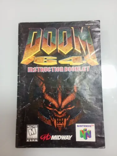 Nintendo 64 encartes Doom americano