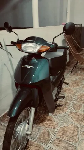 Honda Biz 100 2004 Verde - Linda, Sem Detalhes E Doc Em Dia!