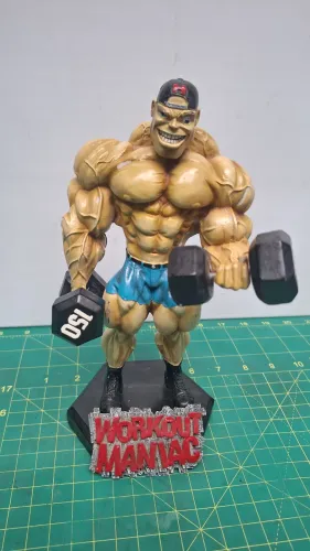 Estatueta X-Treme WORKOUT MANIAC Musculosa de Musculação ORIGINAL