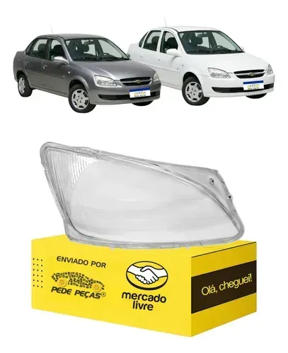 Lente Farol Chevrolet Classic 2011 2012 2013 A 2016 Nova Ld