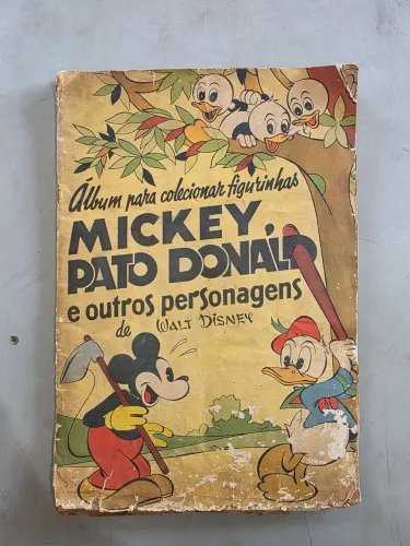 ALBUM FIGURINHAS WALT DISNEY MICKEY PATO DONALD 1959