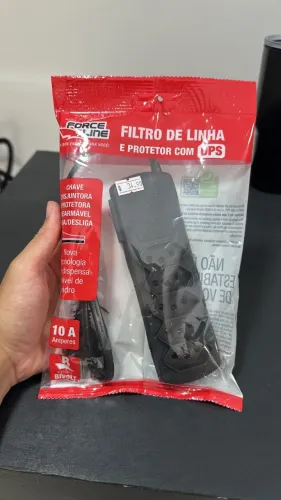 FILTRO DE LINHA 5 TOMADAS FORCE LINE