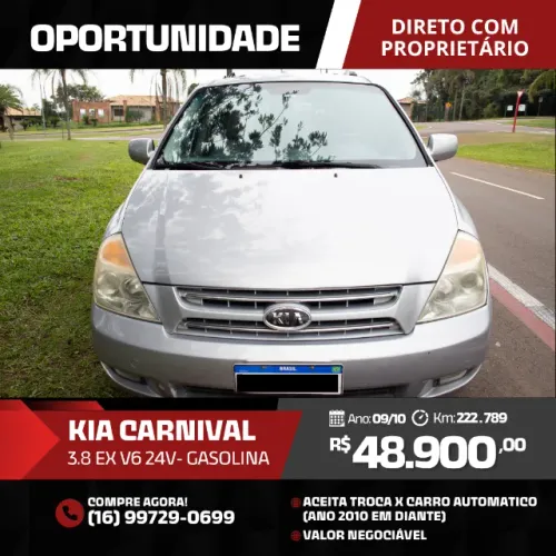 Kia Motors Carnival EX 3.8 V6 24V 242cv Aut. 2010