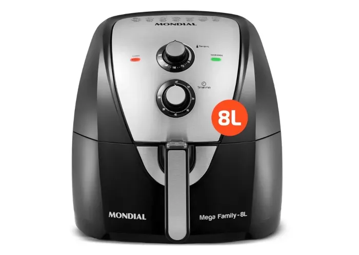 AIRFRYER MONDIAL 8 LITROS - NOVA