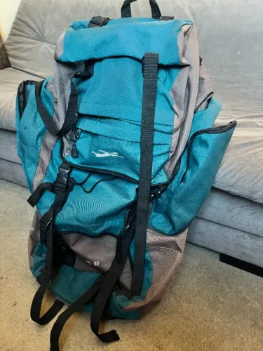 Mochilão Grande de Nylon 80 litros