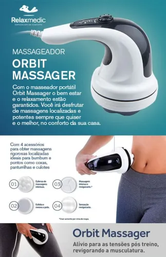 Massageador Relaxmedic Órbit Massage
