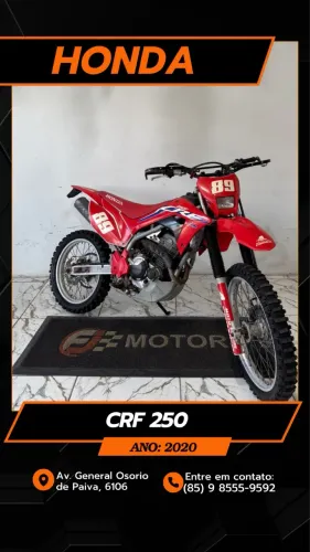 Honda crf 250 ano 2020 , Aceitamos cartões até 18X