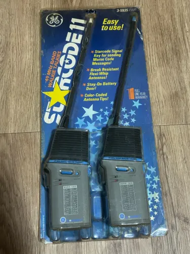 Walkie-Talkies vintage General Electric (GE) Starcode 11 da década de 1980