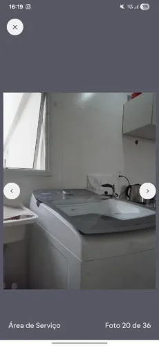 Máquina de lavar nova